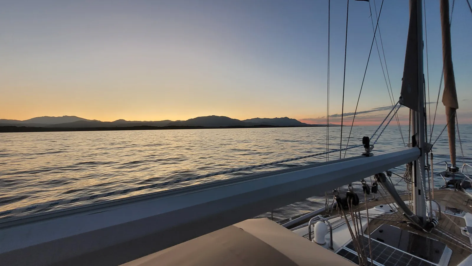 Segeln bei gutem Wind